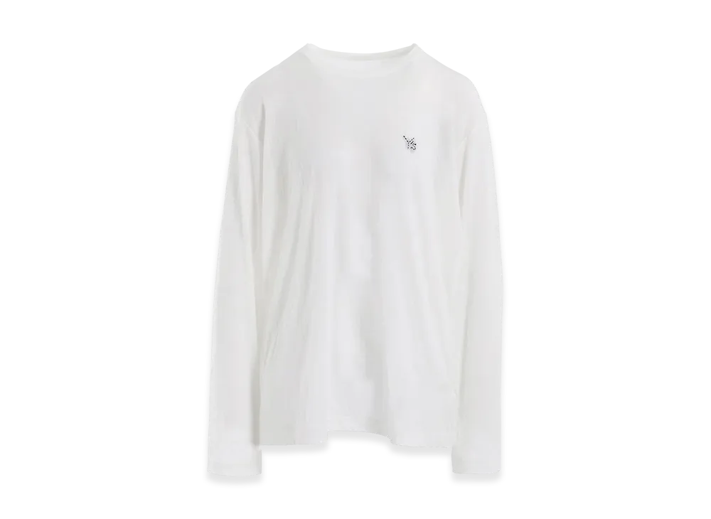 Y's Wrinkle Jersey Stitch Long Big T "Off White"