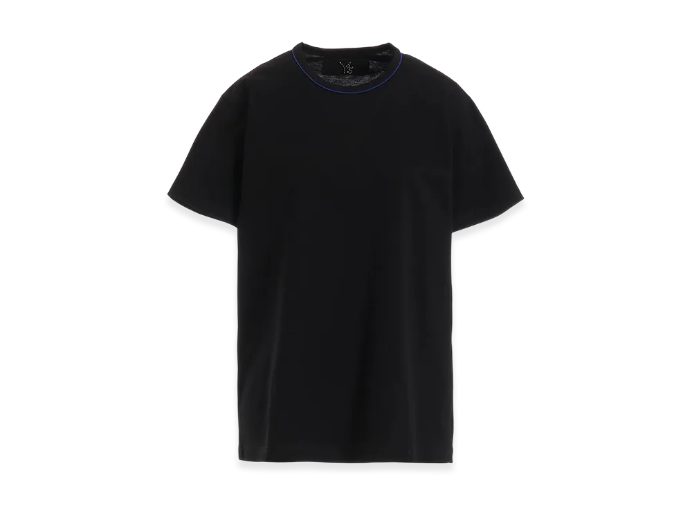 Y's Coton Jersey Stitch Half Sleeve Big T "Black"