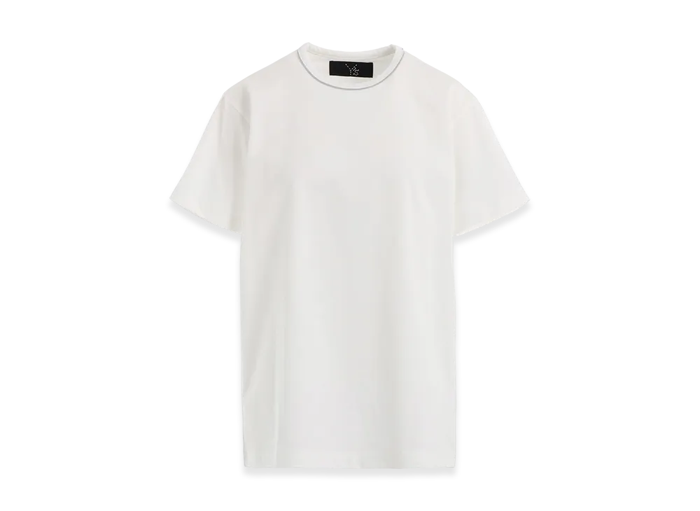 Y's Coton Jersey Stitch Half Sleeve Big T "Off White"