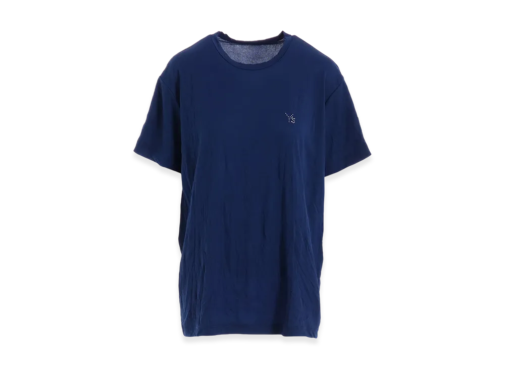Y's Wrinkle Jersey Stitch Big T "Blue"