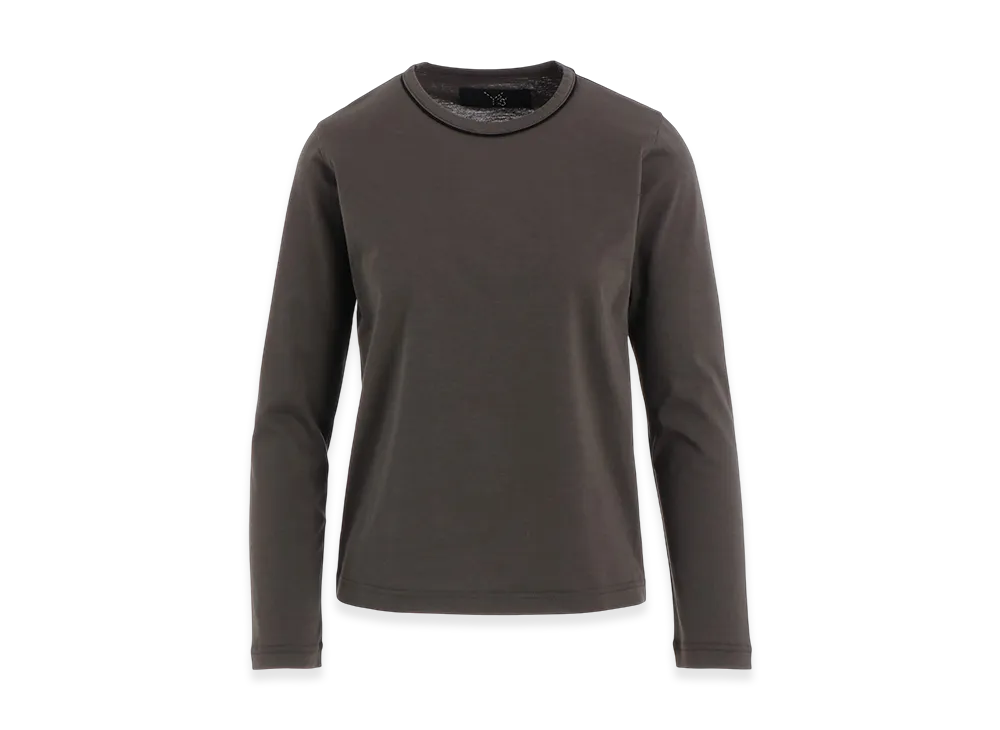 Y's Coton Jersey Stitch Long Sleeve T "Khaki"