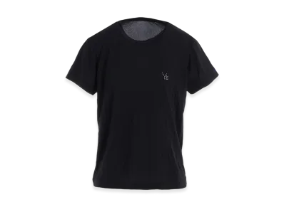 Y's Wrinkle Jersey Stitch T "Black"