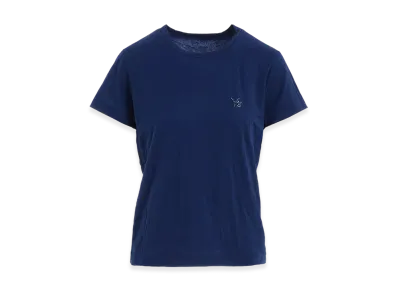 Y's Wrinkle Jersey Stitch T "Blue"