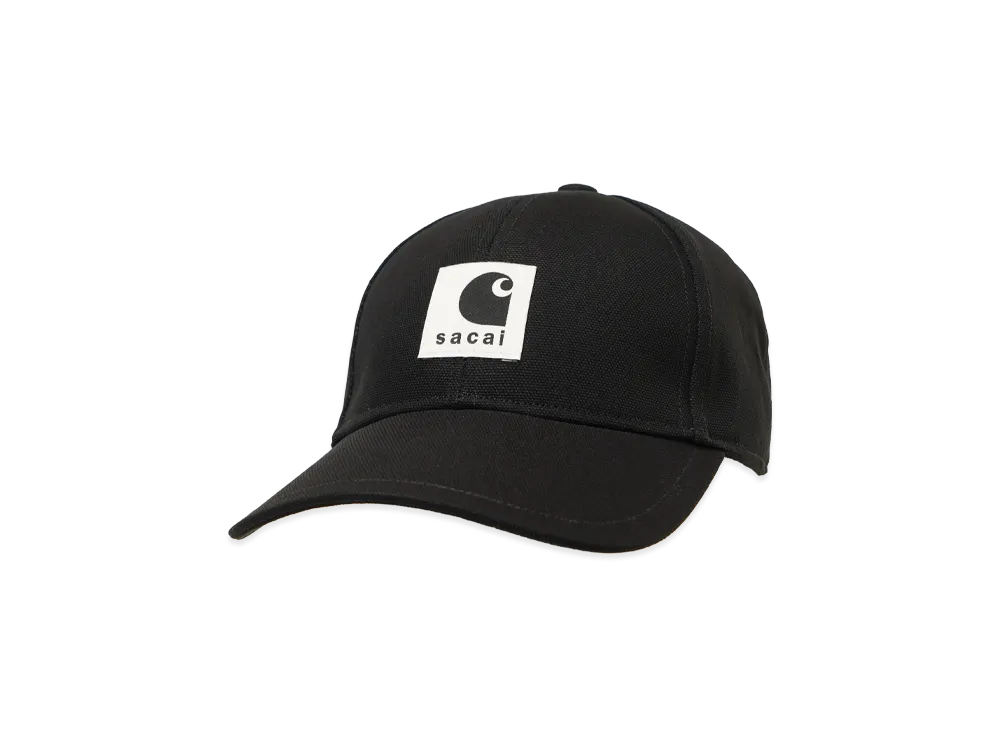 sacai x Carhartt WIP Duck Cap "Black"