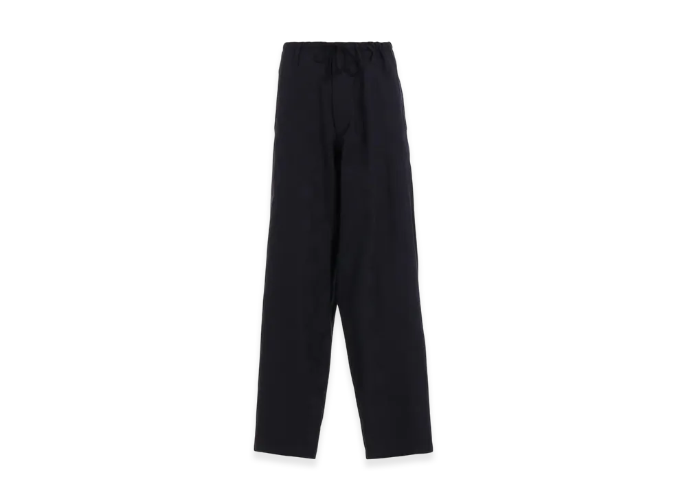 Y's 5OZ Polka Dots JQ Denim Stitch Pants W/ Waist String "Black"