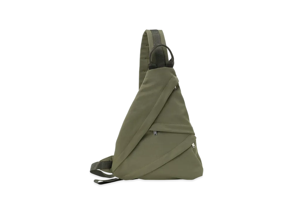 Y's NY Washer Twill 3-Pocket Body Bag "Khaki"