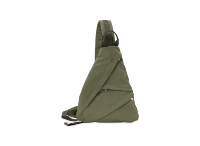 Y's NY Washer Twill 3-Pocket Body Bag "Khaki"