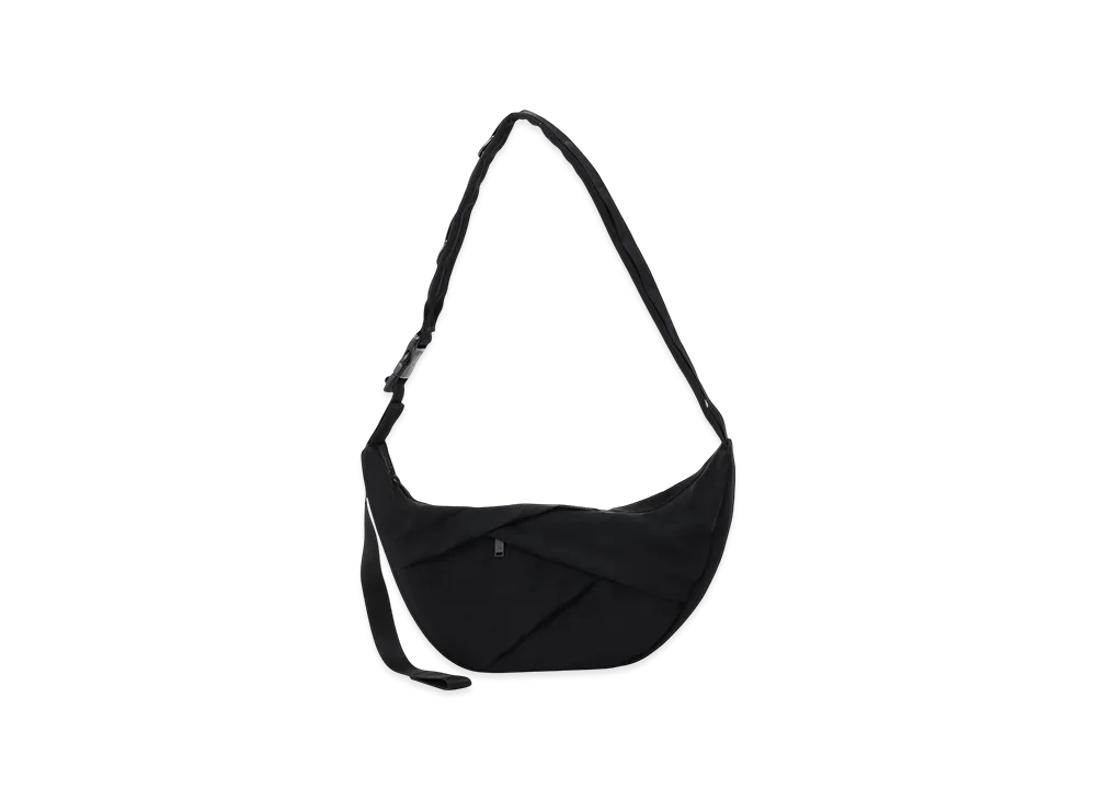 Y's NY Washer Twill 3-Pocket Shoulder Bag "Black"