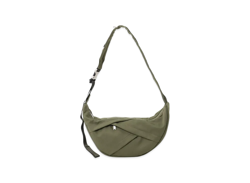 Y's NY Washer Twill 3-Pocket Shoulder Bag "Khaki"