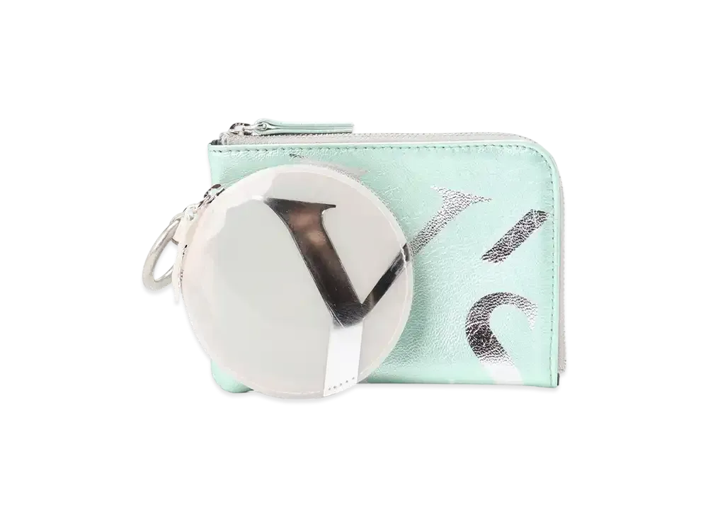 Y's Leather/PVC Double Pouch "Green"