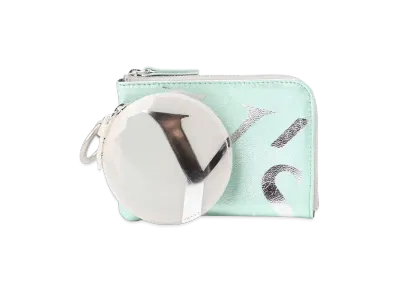 Y's Leather/PVC Double Pouch "Green"