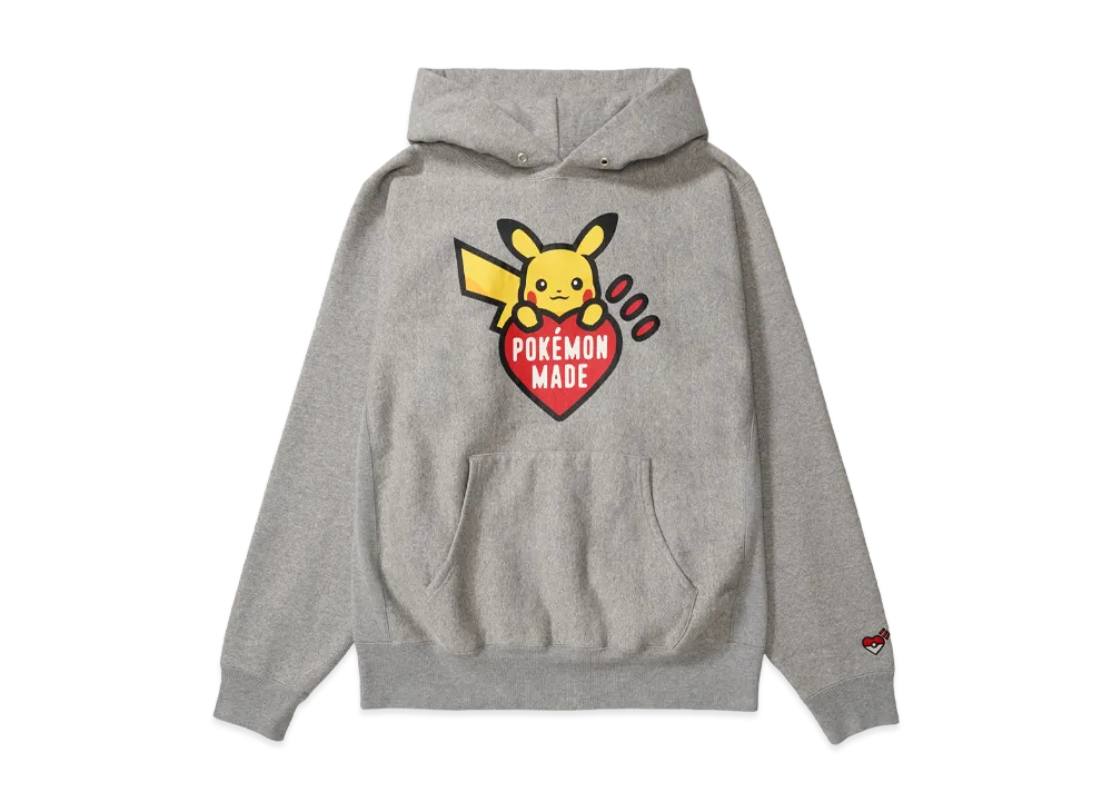 HUMAN MADE x Pokemon Made Heavyweight Hoodie (Pikachu) "Gray"