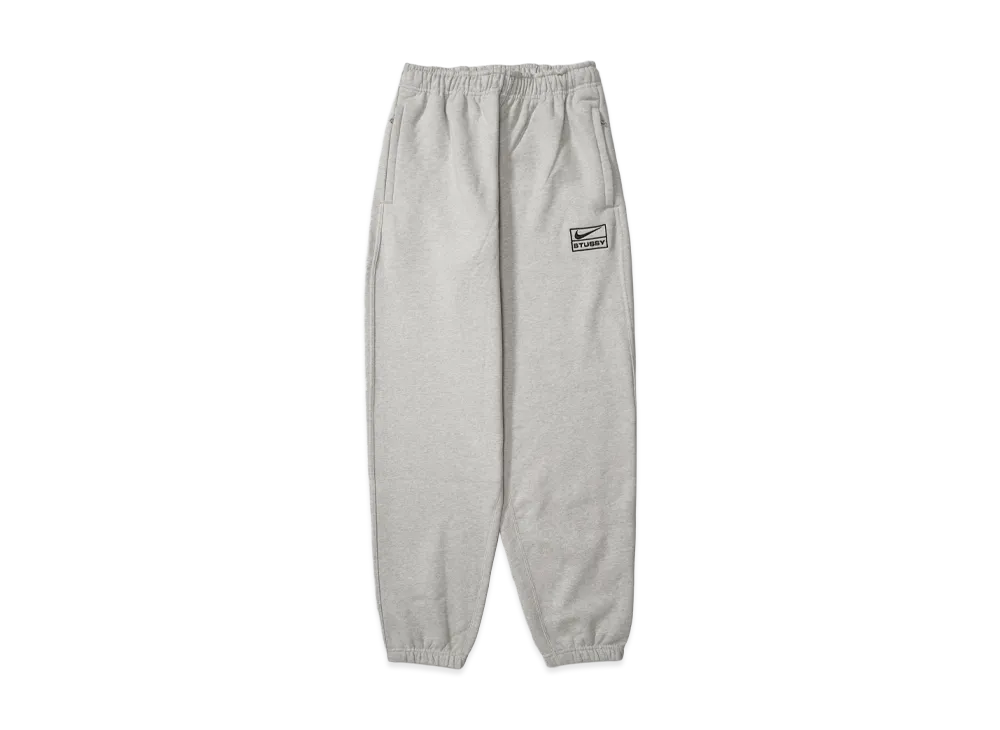 Stussy x Nike Fleece Pant "Grey Heather" (US Size) FN5231-050