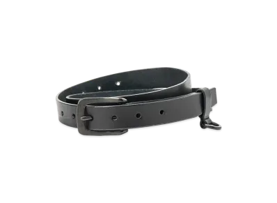 Y's Semi-Gloss Leather 25mm Belt "Black"