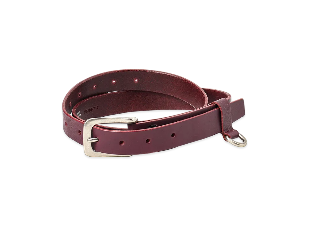 Y's Semi-Gloss Leather 25mm Belt "Purple"