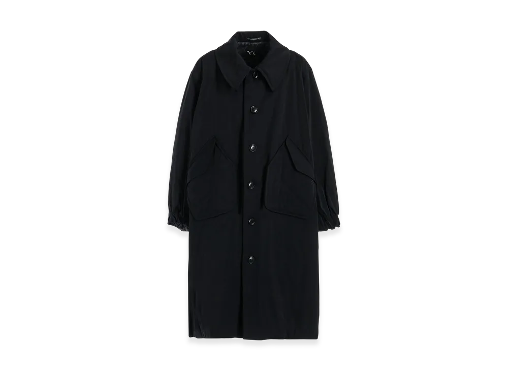 Y's Ny/ Chino Cloth Big Pocket Coat "Black"