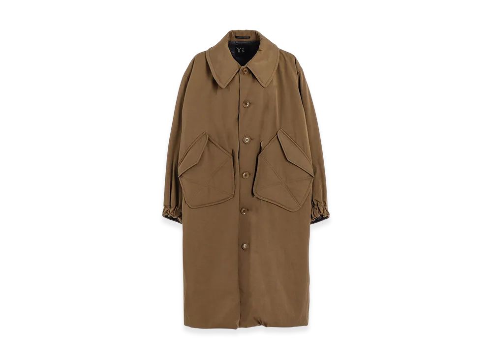 Y's Ny/ Chino Cloth Big Pocket Coat "Beige"