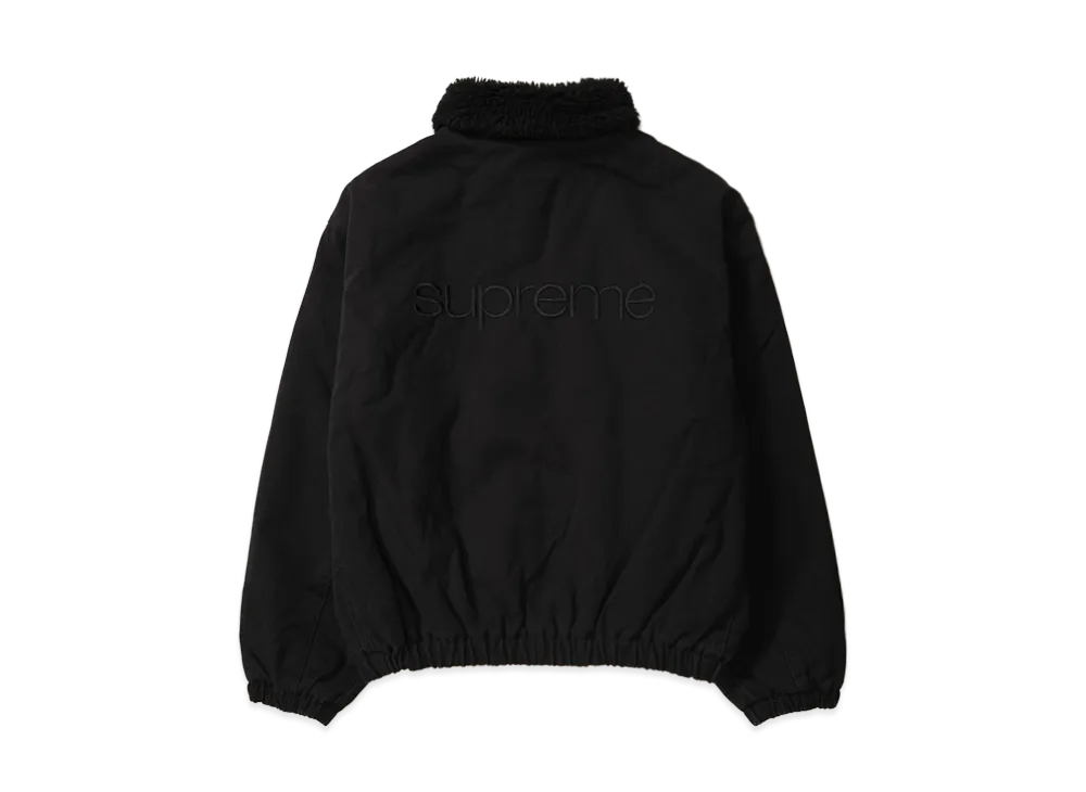 Supreme Faux Shearling Lined Bomber Jacket 