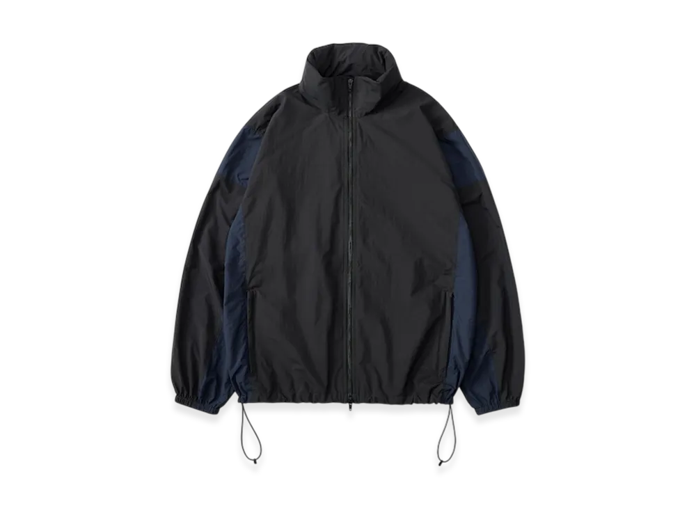 everyone Two-Tone Light Weight Nylon Jacket "Black/Navy"