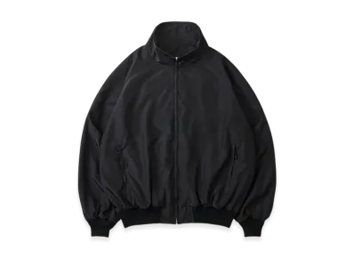 everyone Nylon Silk Track Jacket "Black"