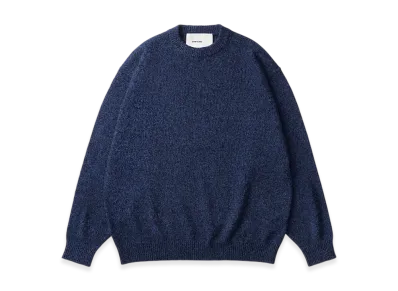 everyone Cashmere Mix Crew Knit Sweater "Blue"