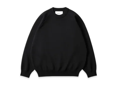 everyone Milano Rib Knit Crew Sweater "Black"