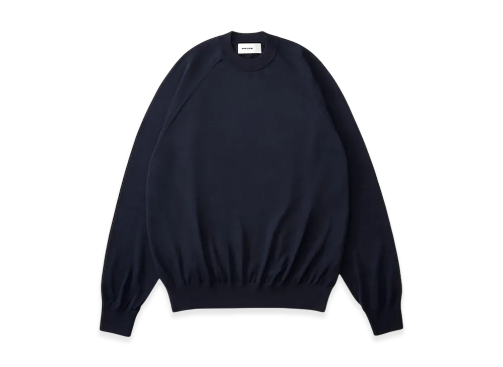 everyone High Gauge Knit Sweater "Navy"