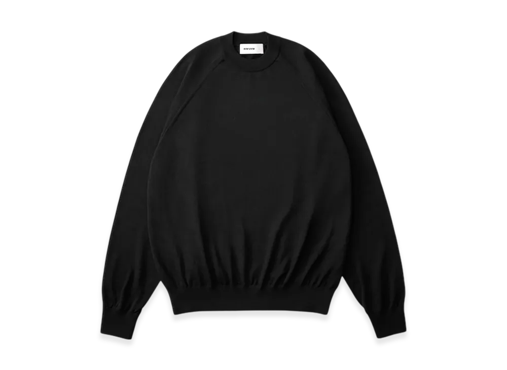 everyone High Gauge Knit Sweater "Black"