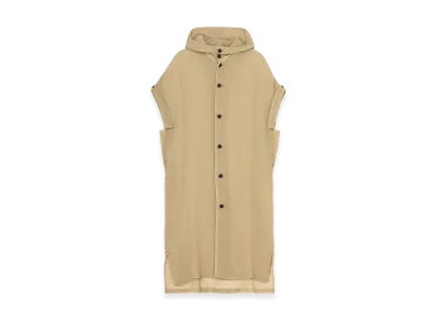 Y's Leno Cloth Hooded Dress "Beige"