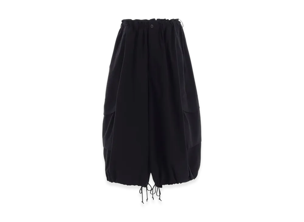 Y's Pe/ Tafta String Pants "Black"
