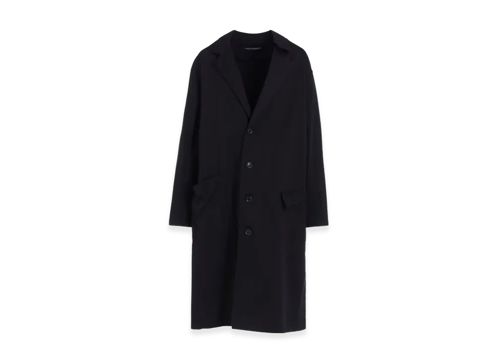 Y's Born Product Cotton Twill Long Jacket "Black"