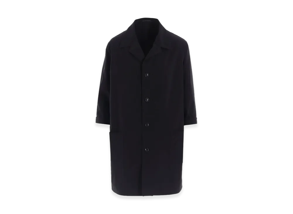 Y's Pe/ Tafta 3/4 Sleeve Jacket "Black"