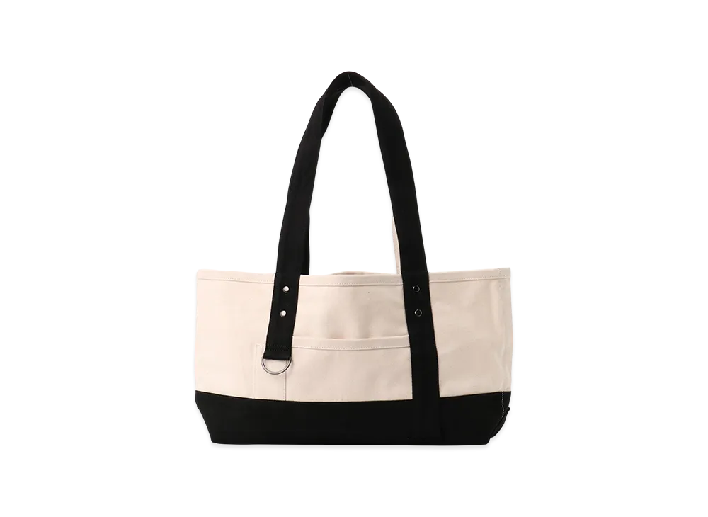 Y's Washer Canvas Big Tote Bag "Off White"