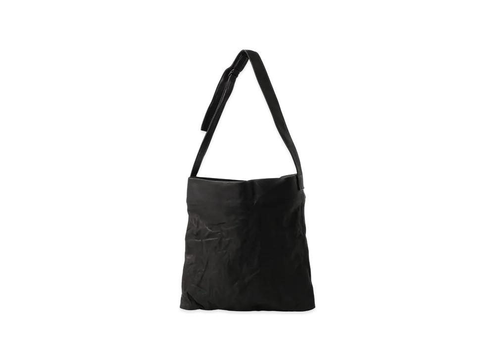 Y's Soft Leather Shoulder Bag "Black"