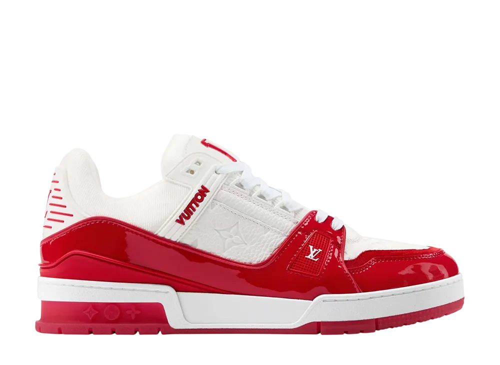 ルイヴィトン LV トレイナー スニーカー "ルージュ"