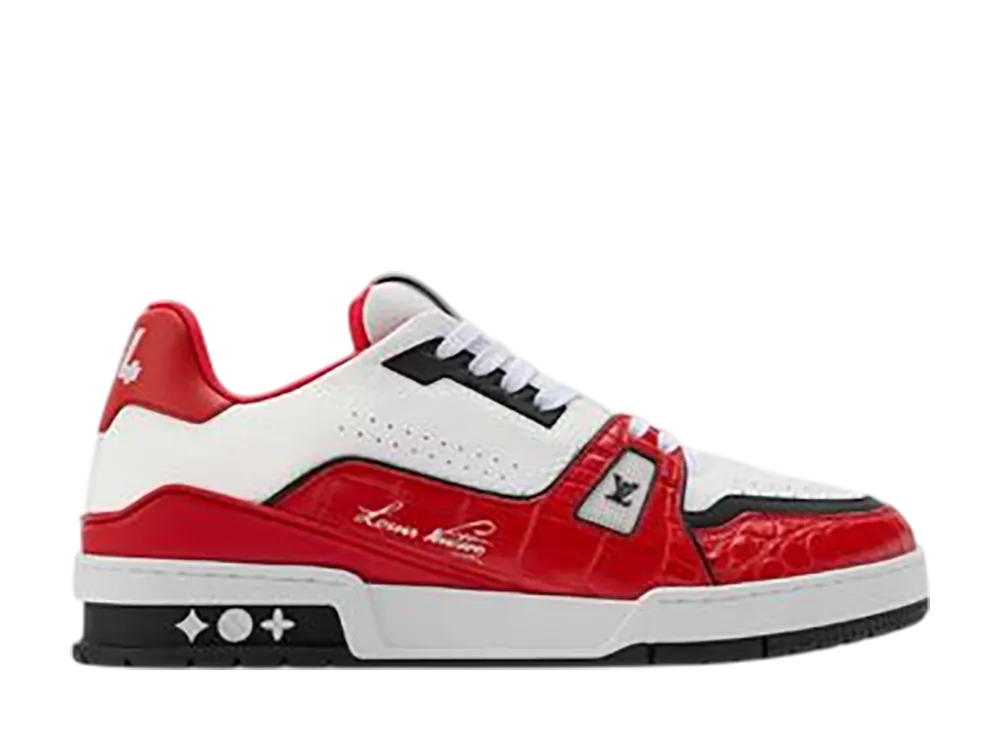 ルイヴィトン LV トレイナー スニーカー "レッド"