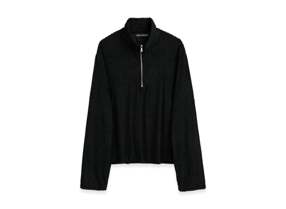OUR LEGACY Sport Half Zip "Black"