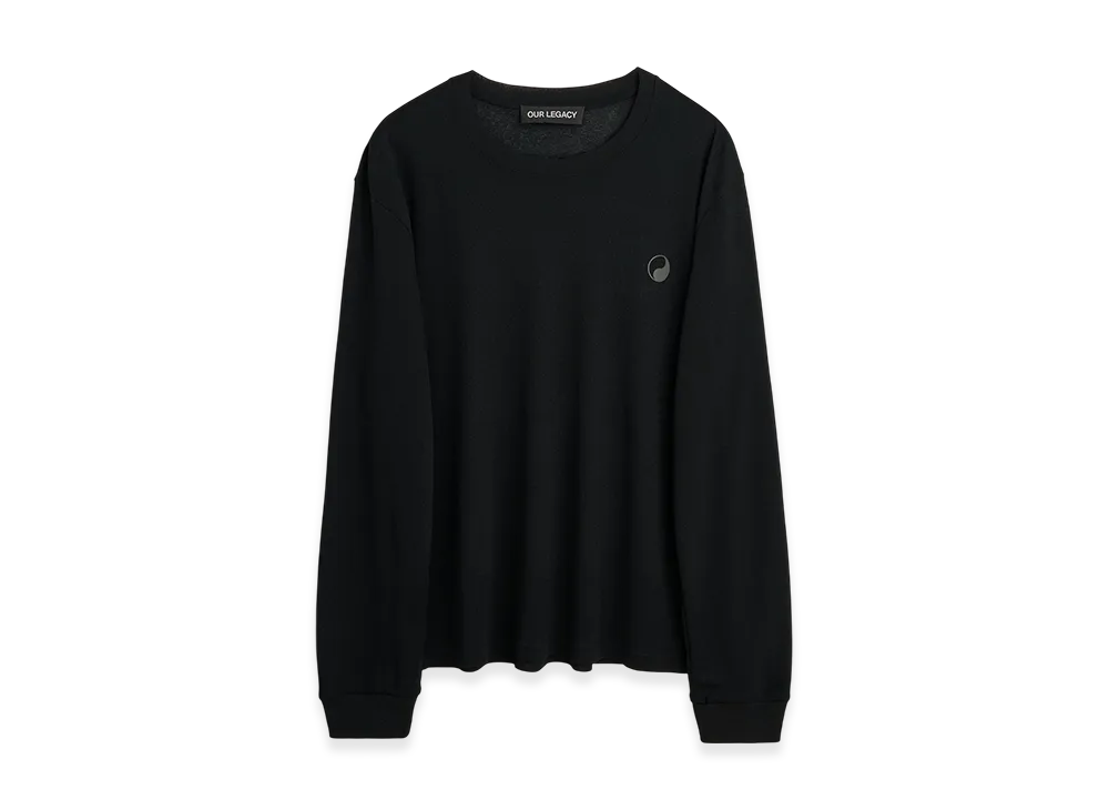 OUR LEGACY Waffle Longsleeve "Black"