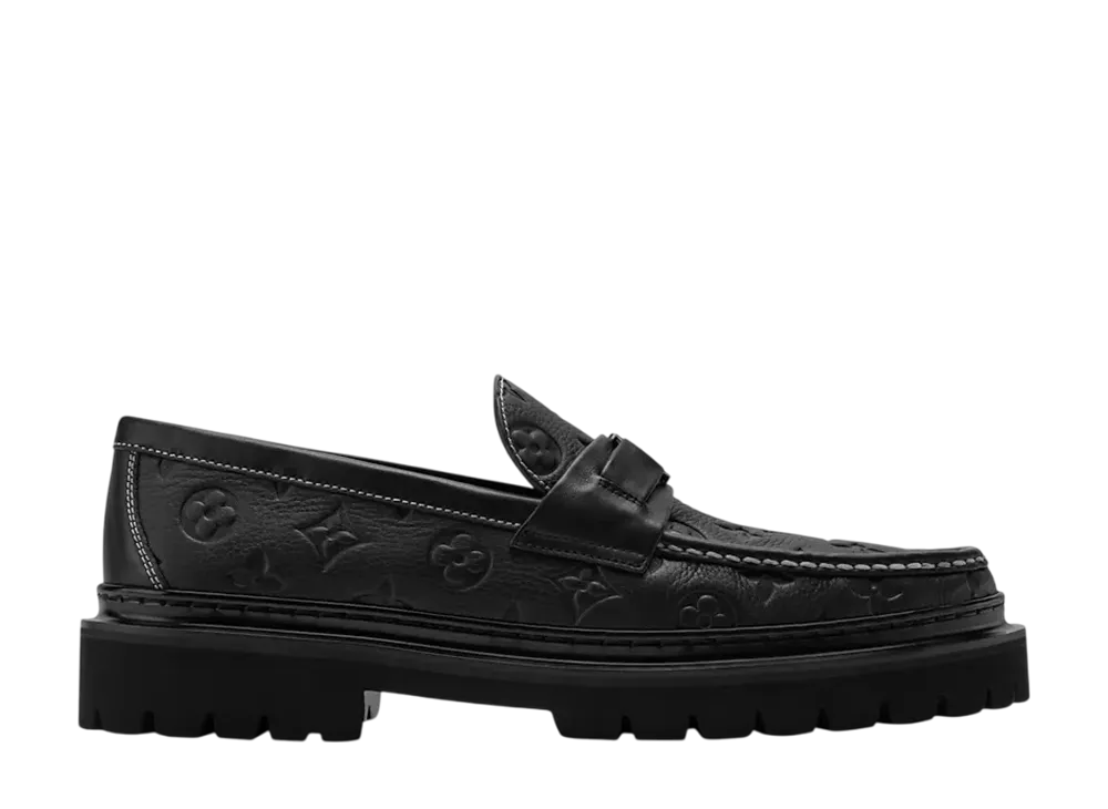 ルイヴィトン メジャー ローファー "ブラック"