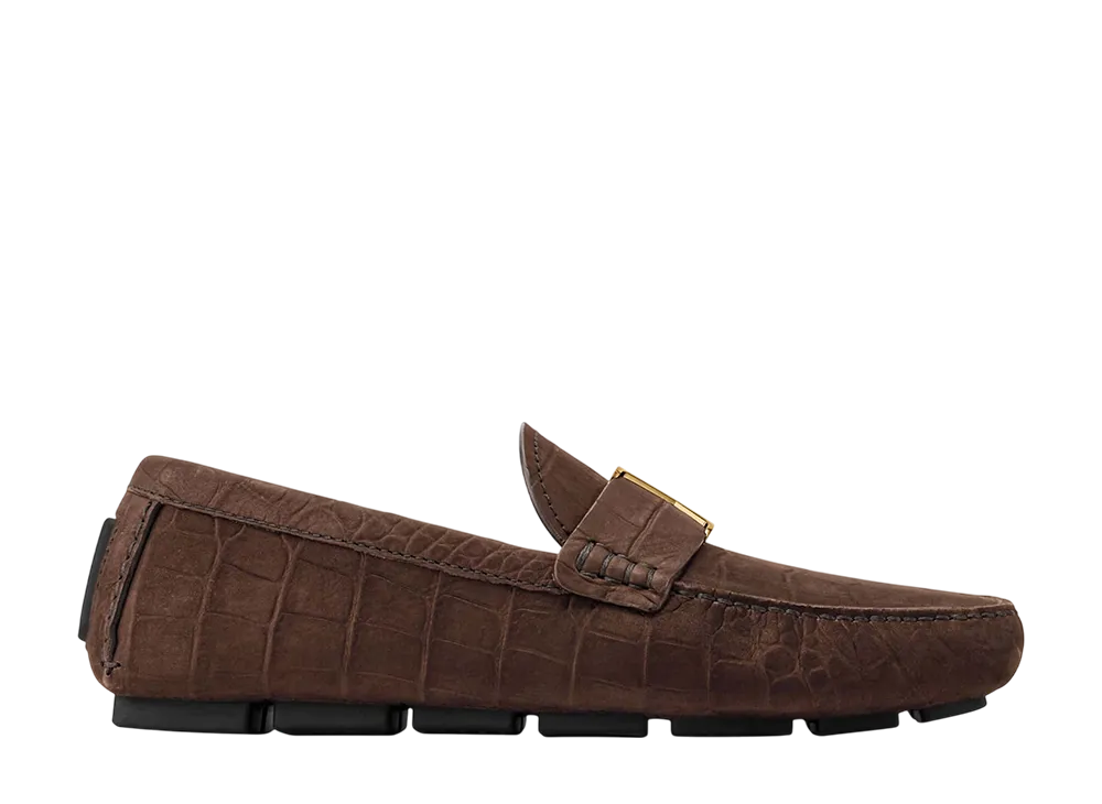 ルイヴィトン LV モンザ モカシン "マロン"