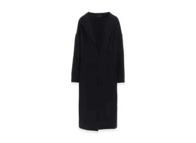 Y's Pe/ Tafta Drop Sleeve Coat "Black"