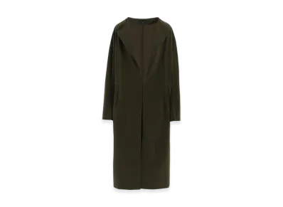 Y's Pe/ Tafta Drop Sleeve Coat "Khaki"