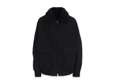 Y's Pigment-Dyed Twill Blouson "Black"