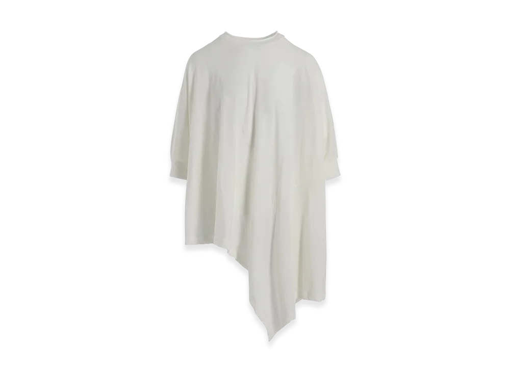 Y's Hard-Twisted Jersey Asymmetric Dolman T "Off White"