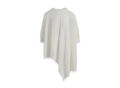 Y's Hard-Twisted Jersey Asymmetric Dolman T "Off White"