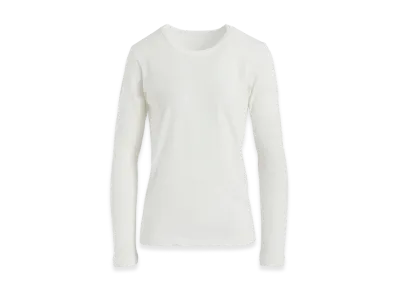 Y's Hard-Twisted Jersey Round Neck Long Sleeve T "Off White"