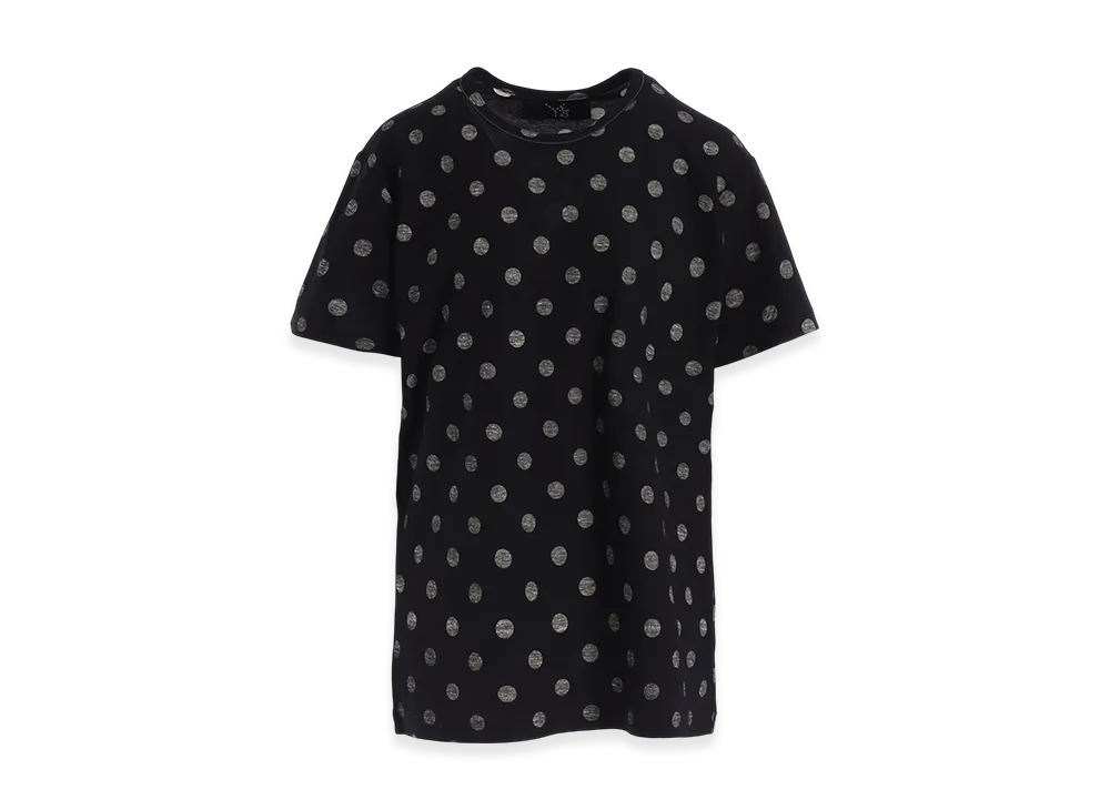 Y's Polka Dot Y's Stitch Big T "Black"