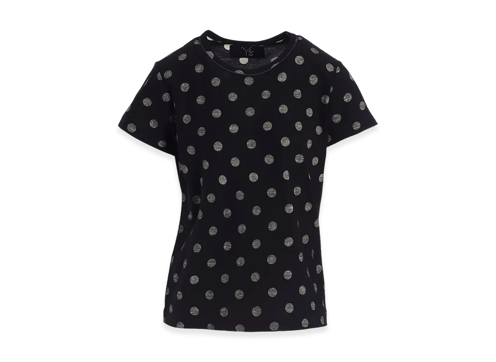 Y's Polka Dot Y's Stitch T "Black"