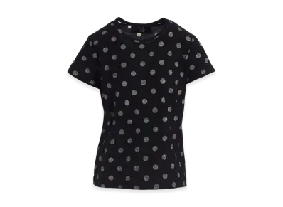 Y's Polka Dot Y's Stitch T "Black"