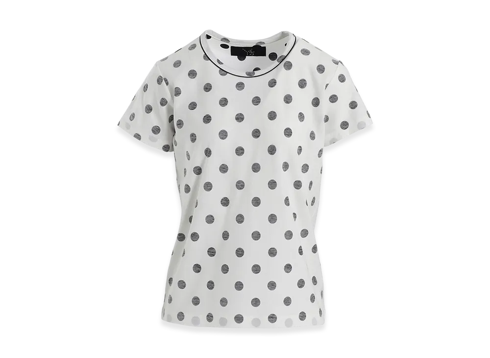 Y's Polka Dot Y's Stitch T "Off White"